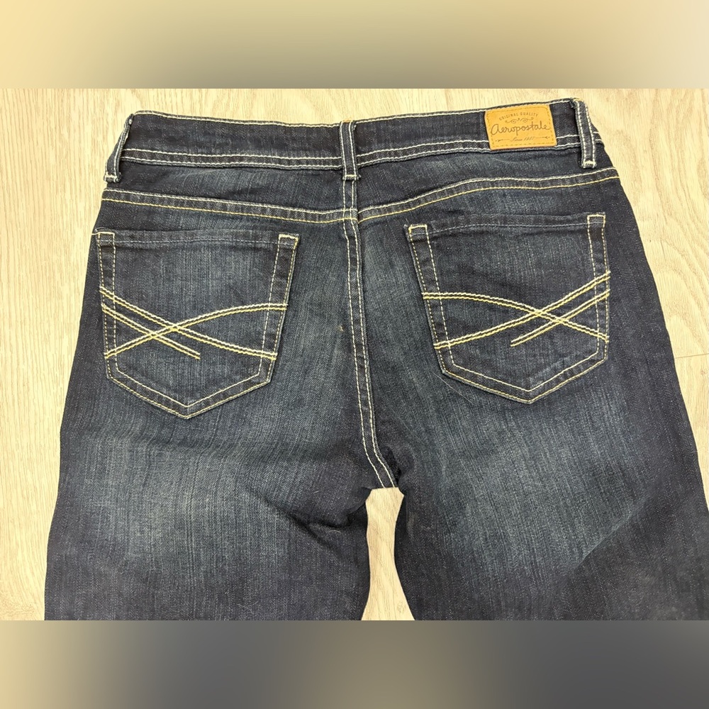 Aéropostale Jeans “Chelsea” Boot-leg model dark wash size 5/6 - Picture 5 of 9